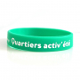 Express silicone printed wristbands D+7