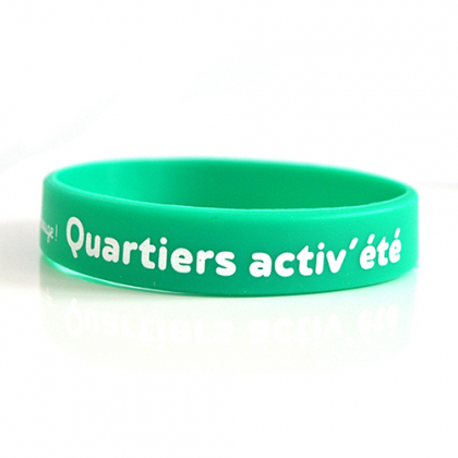 Express silicone printed wristbands D+7