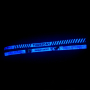 UV glow woven fabric wristbands