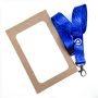 Kraft Badge Holder A6 105 x 150mm