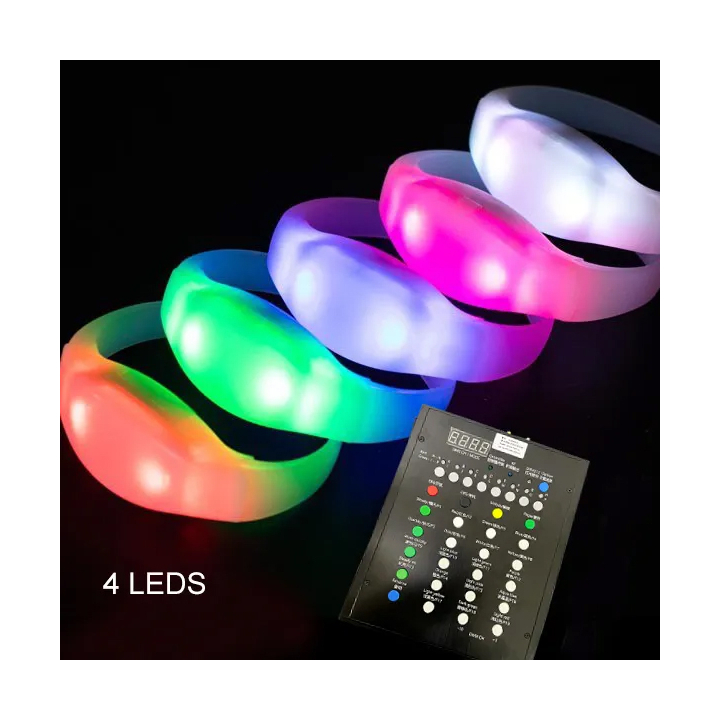 4-LED Light-Up Wristbands