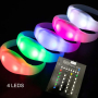 4-LED Light-Up Wristbands