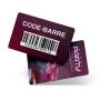 Custom PVC Cards 86x54mm with Barcode