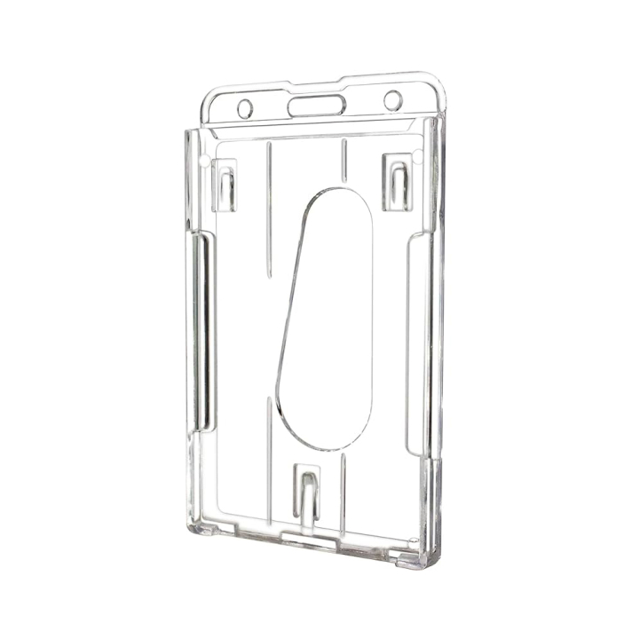 Vertical Rigid Badge Holder CB 55x86mm