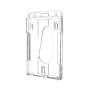 Vertical Rigid Badge Holder CB 55x86mm