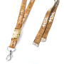 Cork Lanyard with Safety Breakaway and Detachable Clip