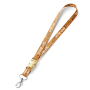 Cork Lanyard with Detachable Clip