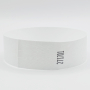 Plain Tyvek wristbands