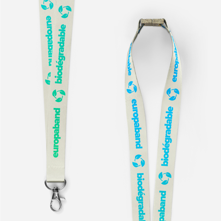 Biodegradable Lanyards + Safety clip