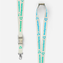 Biodegradable Lanyards with Safety Attachment and Detachable Clip