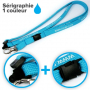 Tubular lanyards + safety breakaway and Plastic Buckle