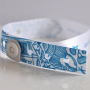 Satin fabric wristbands with clip