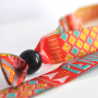 Woven fabric wristbands