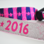 Metallic fabrics wristbands