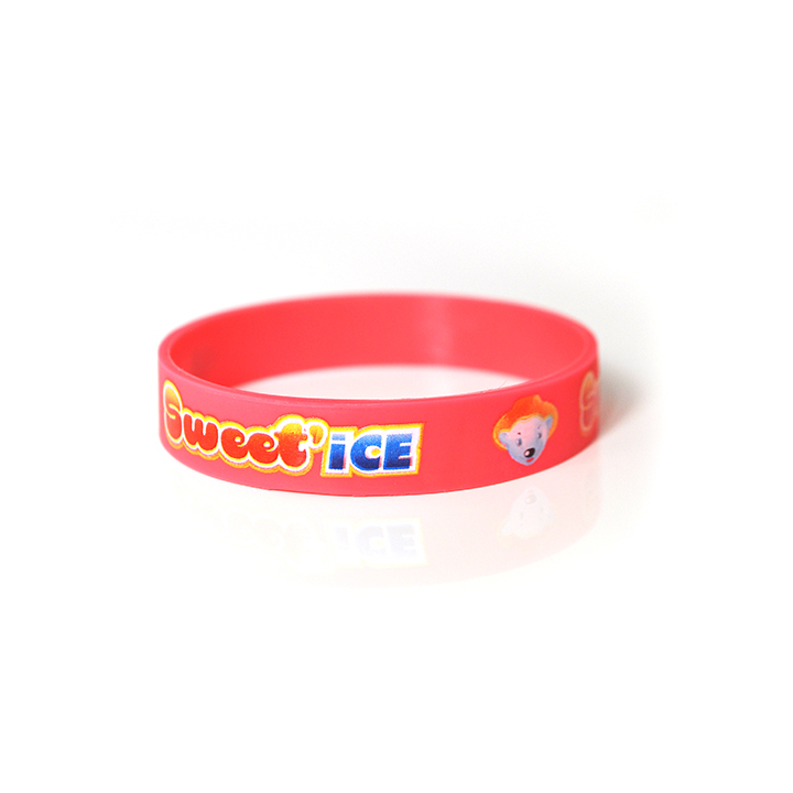 Full-colour printed silicone wristbands