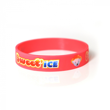 Full-colour printed silicone wristbands