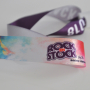 satin printed fabric wristbands