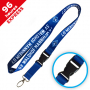 Express Full Colour Print Lanyards + Plastic Buckle